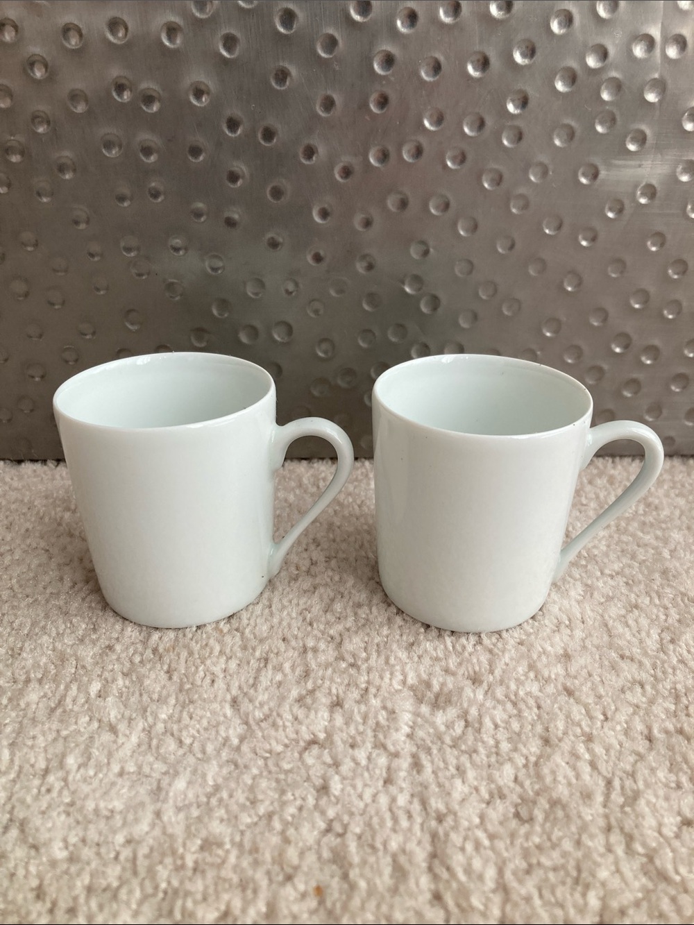Apilco vintage porcelain set of two 3 oz espresso cups